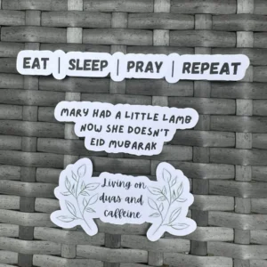 funny muslim joke sticker bundle