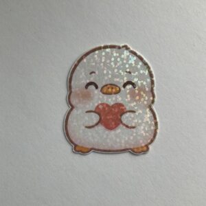 chubby duckie -  Cute Waterproof Vinyl duck Sticker